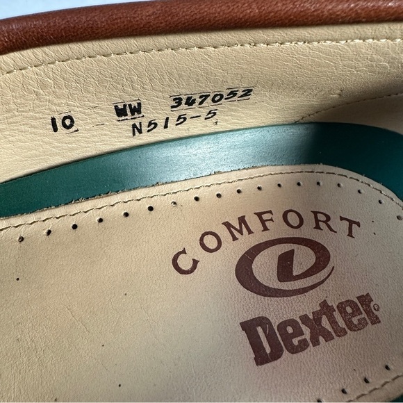 DEXTER Comfort Penny Loafer Shoe Brown With Contrasting Stitching Size 10WW - Picture 10 of 10